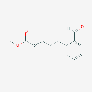 Methyl 5-(2-formylphenyl)pent-2-enoate