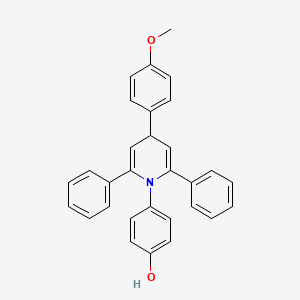 4-[4-(4-Methoxyphenyl)-2,6-diphenylpyridin-1(4H)-yl]phenol