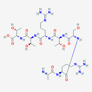 L-Alanyl-N~5~-(diaminomethylidene)-L-ornithyl-L-seryl-L-threonyl-N~5~-(diaminomethylidene)-L-ornithyl-L-threonyl-L-threonine