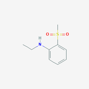 molecular formula C9H13NO2S B1418456 N-乙基-2-甲磺酰基苯胺 CAS No. 1156426-75-3