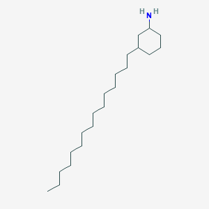 molecular formula C21H43N B14184560 3-Pentadecylcyclohexan-1-amine CAS No. 850636-43-0