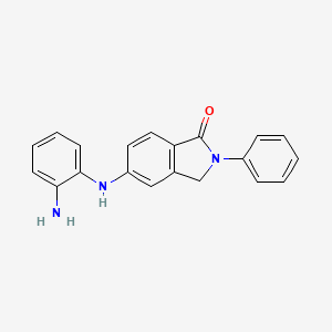 5-(2-Aminoanilino)-2-phenyl-2,3-dihydro-1H-isoindol-1-one