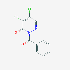 B141846 2-Benzoyl-4,5-dichloropyridazin-3-one CAS No. 155164-66-2