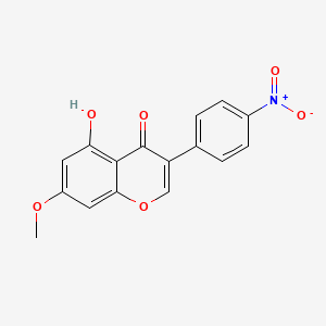 5-Hydroxy-7-methoxy-3-(4-nitrophenyl)-4H-1-benzopyran-4-one