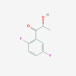 (2R)-1-(2,5-difluorophenyl)-2-hydroxypropan-1-one