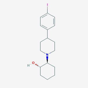 (1S,2S)-2-[4-(4-Iodophenyl)piperidin-1-yl]cyclohexan-1-ol