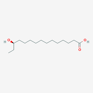 (13R)-13-hydroxypentadecanoic acid