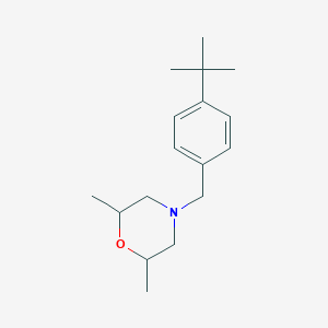 4-[(4-tert-Butylphenyl)methyl]-2,6-dimethylmorpholine