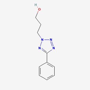 molecular formula C10H12N4O B1418467 3-(5-苯基-2H-1,2,3,4-四唑-2-基)丙-1-醇 CAS No. 1153022-33-3