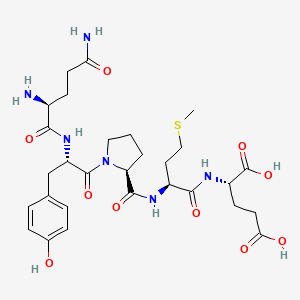 L-Glutaminyl-L-tyrosyl-L-prolyl-L-methionyl-L-glutamic acid