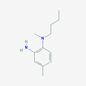 molecular formula C12H20N2 B1418469 N~1~-丁基-N~1~,4-二甲基-1,2-苯二胺 CAS No. 1097786-24-7