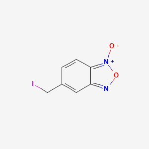 5-(Iodomethyl)-1-oxo-2,1lambda~5~,3-benzoxadiazole