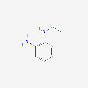 molecular formula C10H16N2 B1418470 4-甲基-1-N-(丙-2-基)苯-1,2-二胺 CAS No. 1097810-17-7