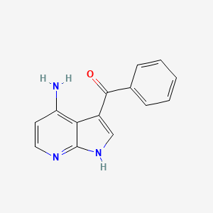 Methanone, (4-amino-1H-pyrrolo[2,3-b]pyridin-3-yl)phenyl-