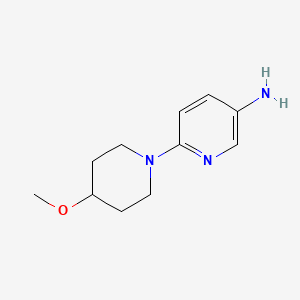 B1418472 6-(4-Methoxypiperidin-1-yl)pyridin-3-amine CAS No. 1096328-59-4