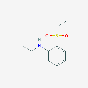 molecular formula C10H15NO2S B1418478 2-(乙磺酰基)-N-乙基苯胺 CAS No. 1155562-08-5