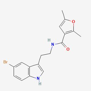 N-[2-(5-Bromo-1H-indol-3-yl)ethyl]-2,5-dimethylfuran-3-carboxamide