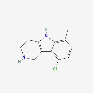 9-chloro-6-methyl-2,3,4,5-tetrahydro-1H-pyrido[4,3-b]indole