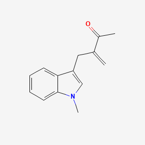 3-[(1-Methyl-1H-indol-3-yl)methyl]but-3-en-2-one