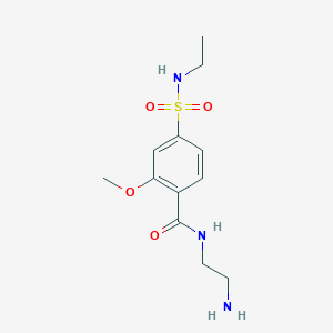 N-(2-Aminoethyl)-4-(ethylsulfamoyl)-2-methoxybenzamide