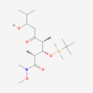 (2R,3S,4R)-3-{[tert-Butyl(dimethyl)silyl]oxy}-7-hydroxy-N-methoxy-N,2,4,8-tetramethyl-5-oxononanamide