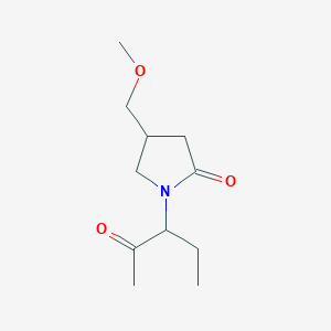 4-(Methoxymethyl)-1-(2-oxopentan-3-yl)pyrrolidin-2-one