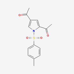 1H-Pyrrole, 2,4-diacetyl-1-[(4-methylphenyl)sulfonyl]-