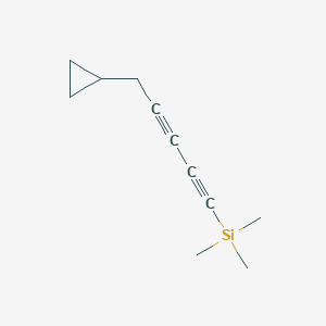 (5-Cyclopropylpenta-1,3-diyn-1-yl)(trimethyl)silane