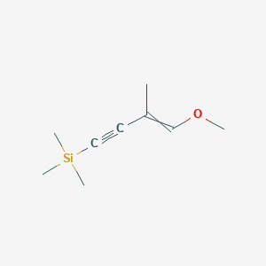 (4-Methoxy-3-methylbut-3-en-1-yn-1-yl)(trimethyl)silane