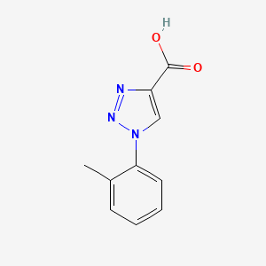 molecular formula C10H9N3O2 B1418496 1-(2-甲苯基)-1H-1,2,3-三唑-4-羧酸 CAS No. 1099631-80-7