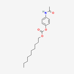 4-Acetamidophenyl decyl carbonate