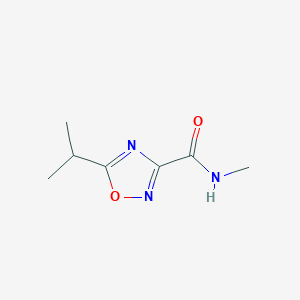 N-Methyl-5-(propan-2-yl)-1,2,4-oxadiazole-3-carboxamide