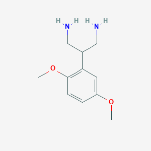 2-(2,5-Dimethoxyphenyl)propane-1,3-diamine