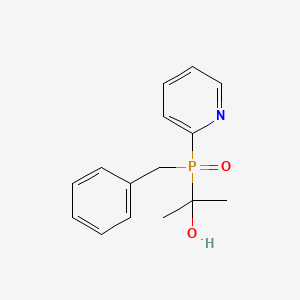 2-[Benzyl(pyridin-2-yl)phosphoryl]propan-2-ol