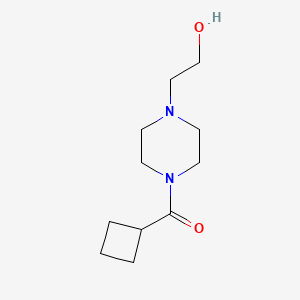 molecular formula C11H20N2O2 B1418502 2-(4-Cyclobutanecarbonylpiperazin-1-yl)ethan-1-ol CAS No. 1155608-91-5