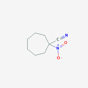 1-Nitrocycloheptane-1-carbonitrile