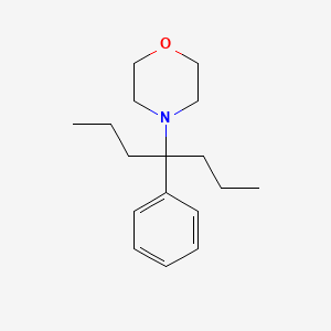 Morpholine, 4-(1-phenyl-1-propylbutyl)-