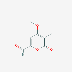 4-Methoxy-3-methyl-2-oxo-2H-pyran-6-carbaldehyde