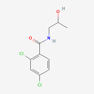 molecular formula C10H11Cl2NO2 B1418508 2,4-dichloro-N-(2-hydroxypropyl)benzamide CAS No. 947888-99-5