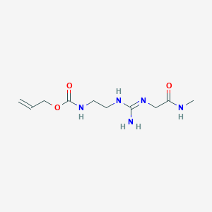 Prop-2-en-1-yl (2-{N''-[2-(methylamino)-2-oxoethyl]carbamimidamido}ethyl)carbamate