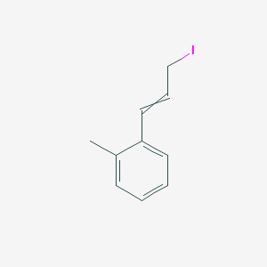 1-(3-Iodoprop-1-en-1-yl)-2-methylbenzene