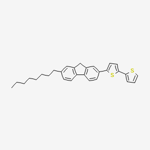 molecular formula C29H30S2 B14185139 5-(7-Octyl-9H-fluoren-2-YL)-2,2'-bithiophene CAS No. 922706-45-4