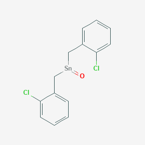 Bis[(2-chlorophenyl)methyl]stannanone