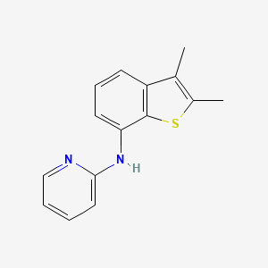 molecular formula C15H14N2S B14185171 N-(2,3-Dimethyl-1-benzothiophen-7-yl)pyridin-2-amine CAS No. 924660-99-1