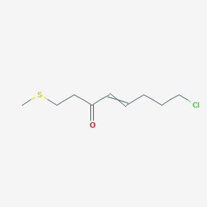 molecular formula C9H15ClOS B14185177 8-Chloro-1-(methylsulfanyl)oct-4-en-3-one CAS No. 905264-99-5