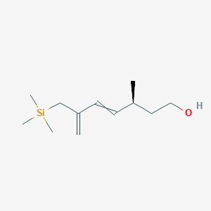 (3S)-3-Methyl-6-[(trimethylsilyl)methyl]hepta-4,6-dien-1-ol