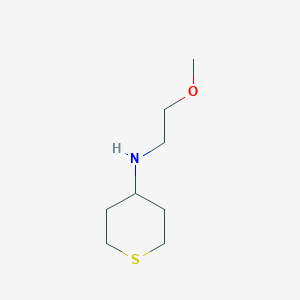 B1418524 N-(2-methoxyethyl)thian-4-amine CAS No. 1153348-65-2