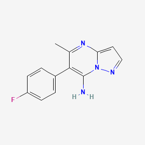 6-(4-Fluorophenyl)-5-methylpyrazolo[1,5-a]pyrimidin-7-amine