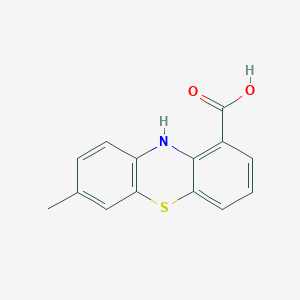 molecular formula C14H11NO2S B14185246 7-Methyl-10H-phenothiazine-1-carboxylic acid CAS No. 871243-08-2