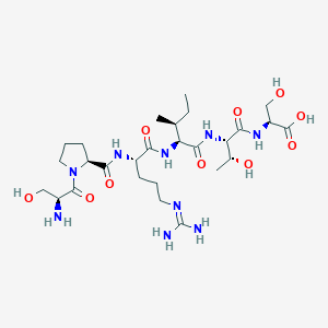 L-Seryl-L-prolyl-N~5~-(diaminomethylidene)-L-ornithyl-L-isoleucyl-L-threonyl-L-serine